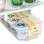 Clear Adjustable Pull-Out Refrigerator Drawer - Medium
