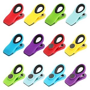 Magnetic Chip Clips - 12 Pack, Airtight Seal