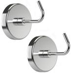 PRIMADA Extra-Strong Magnetic Hooks Set, Chrome