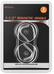 PRIMADA Extra-Strong Magnetic Hooks Set, Chrome