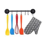 Magnetic Utensil Holder with 7 Hooks