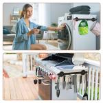 Magnetic Utensil and Tool Holder with Hooks