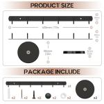 Magnetic Utensil and Tool Holder with Hooks