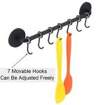 Magnetic Utensil Holder with 7 Hooks