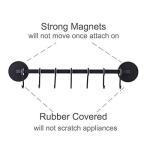 Magnetic Utensil Holder with 7 Hooks