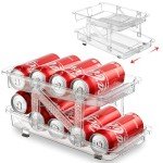 Expandable Soda Can Dispenser - 2-Pack Organizer