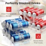 Expandable Soda Can Dispenser - 2-Pack Organizer