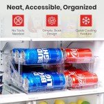 Expandable Soda Can Dispenser - 2-Pack Organizer