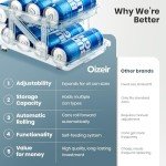 Expandable Soda Can Dispenser - 2-Pack Organizer