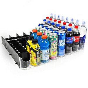 Spring Push Drink Dispenser Organizer - Pack of 6