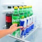 Adjustable Sip Sort Fridge Can Organizer, Holds 15 Cans