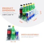 Adjustable Sip Sort Fridge Can Organizer, Holds 15 Cans