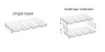 Stackable Plastic Bottle Organizer Rack - 16 Bottles
