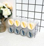 Stackable Plastic Bottle Organizer Rack - 16 Bottles