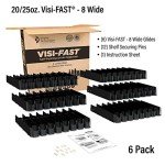 Spring Push Drink Dispenser Organizer - Pack of 6