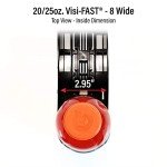 Spring Push Drink Dispenser Organizer - Pack of 6