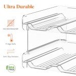 Stackable Wine Rack for Fridge and Pantry