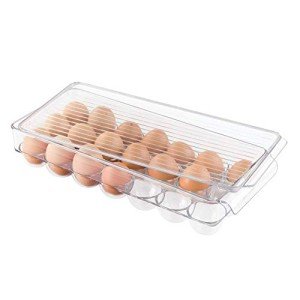 Clear Plastic Egg Holder with Front Handle