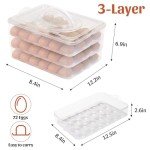 72-Count Deviled Egg Organizer with Lids and Platters