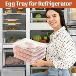 72-Count Deviled Egg Organizer with Lids and Platters