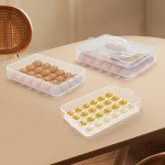 72-Count Deviled Egg Organizer with Lids and Platters