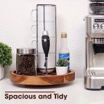 Acacia Wood 10" Lazy Susan Organizer for Kitchen