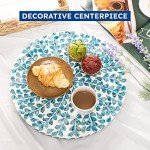 Mother of Pearl Lazy Susan Turntable Organizer 12.5