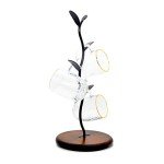 Black Mug Holder Tree for Kitchen & Countertop