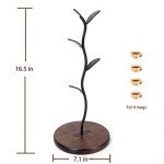 Black Mug Holder Tree for Kitchen & Countertop