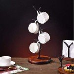 Black Mug Holder Tree for Kitchen & Countertop