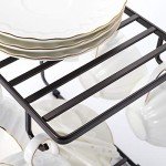Metal Wire Mug Rack with 6 Hooks - 2 Pack
