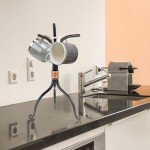Rustic Metal Mug Holder Tree with 3 Hooks