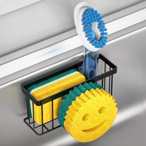 Smiley Face Sink Caddy with Suction Cups