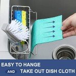 3-In-1 Stainless Steel Sink Sponge Holder