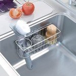 3-In-1 Stainless Steel Sink Sponge Holder