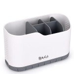 OMAIA Sink Caddy - Kitchen Sink Organizer with Dividers