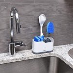 OMAIA Sink Caddy - Kitchen Sink Organizer with Dividers