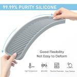 Silicone Sink Organizer Tray Set for Kitchen & Bathroom