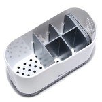 OMAIA Sink Caddy - Kitchen Sink Organizer with Dividers