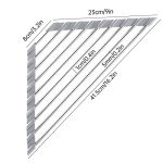Triangle Roll-Up Dish Drying Rack for Sink
