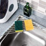 Triangle Roll-Up Dish Drying Rack for Sink