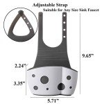 2 Pack Adjustable Sink Caddy Organizer - White