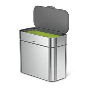 simplehuman 4L Countertop Compost Caddy with Detachable Bin