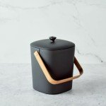 Graphite Kitchen Compost Bin - 1 Gallon Size