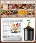 4L Electric Kitchen Compost Bin with Auto Cleaning