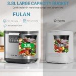 Smart Electric Kitchen Composter with Auto-Cleaning System