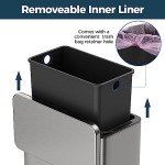Stainless Steel 2-Gallon Hanging Trash Can
