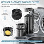 Smart Electric Kitchen Composter with Auto-Cleaning System