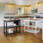 Casual Kitchen Island with Hardwood Top, 40" W