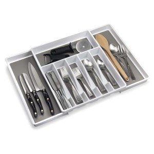 Expandable Silverware Drawer Organizer with 8 Compartments